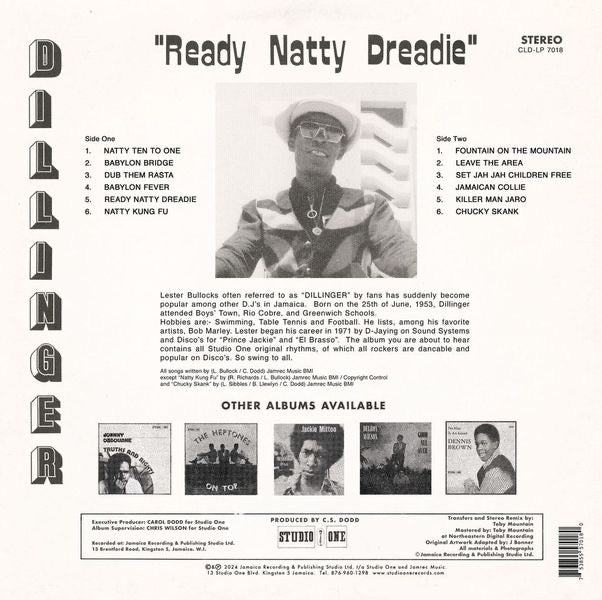 Ready Natty Dreadie- Dillinger