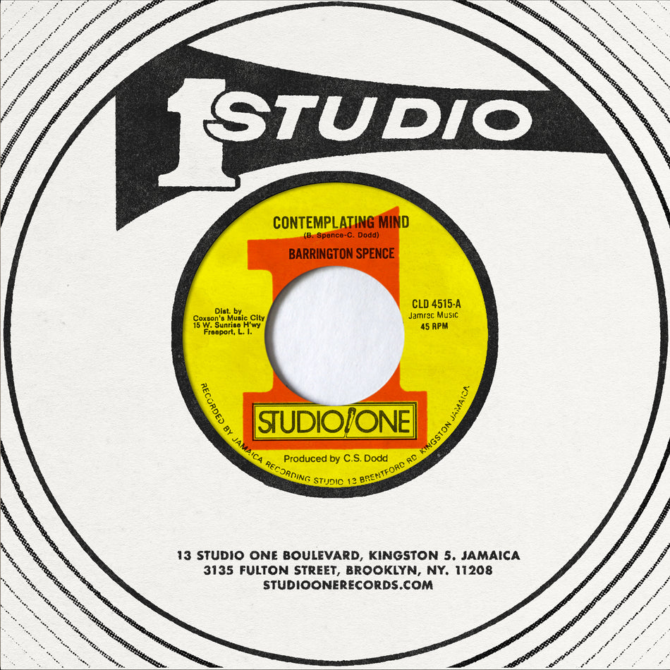 BARRINGTON SPENCE - Contemplating Mind / Contemplating Dub