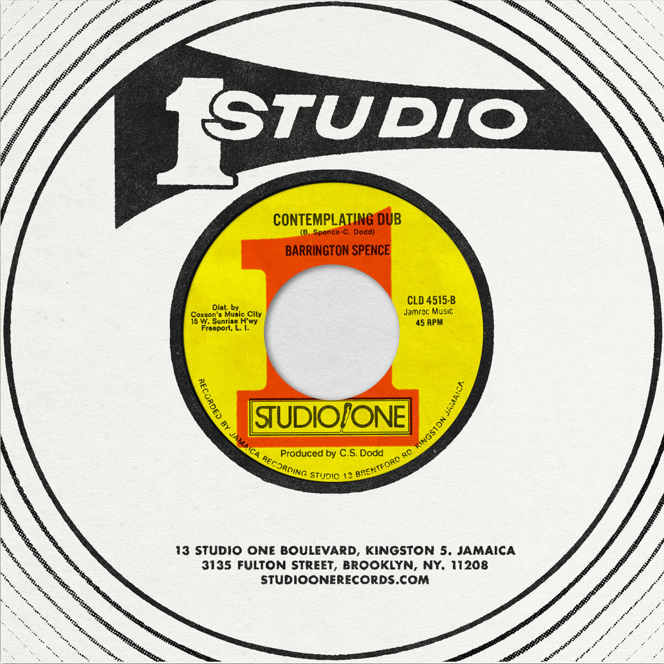 BARRINGTON SPENCE - Contemplating Mind / Contemplating Dub