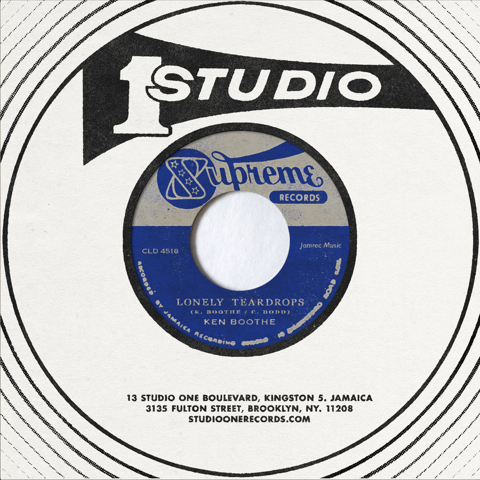 KEN BOOTHE - Lonely Teardrops / OO Wee Baby