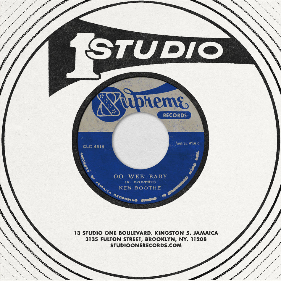 KEN BOOTHE - Lonely Teardrops / OO Wee Baby
