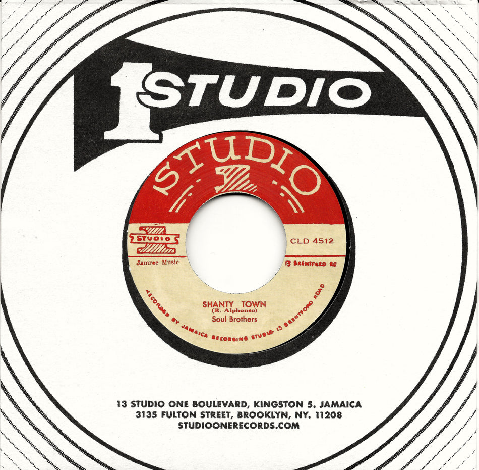 ETHIOPIANS - Free Man b/w SOUL BROTHERS - Shanty Town