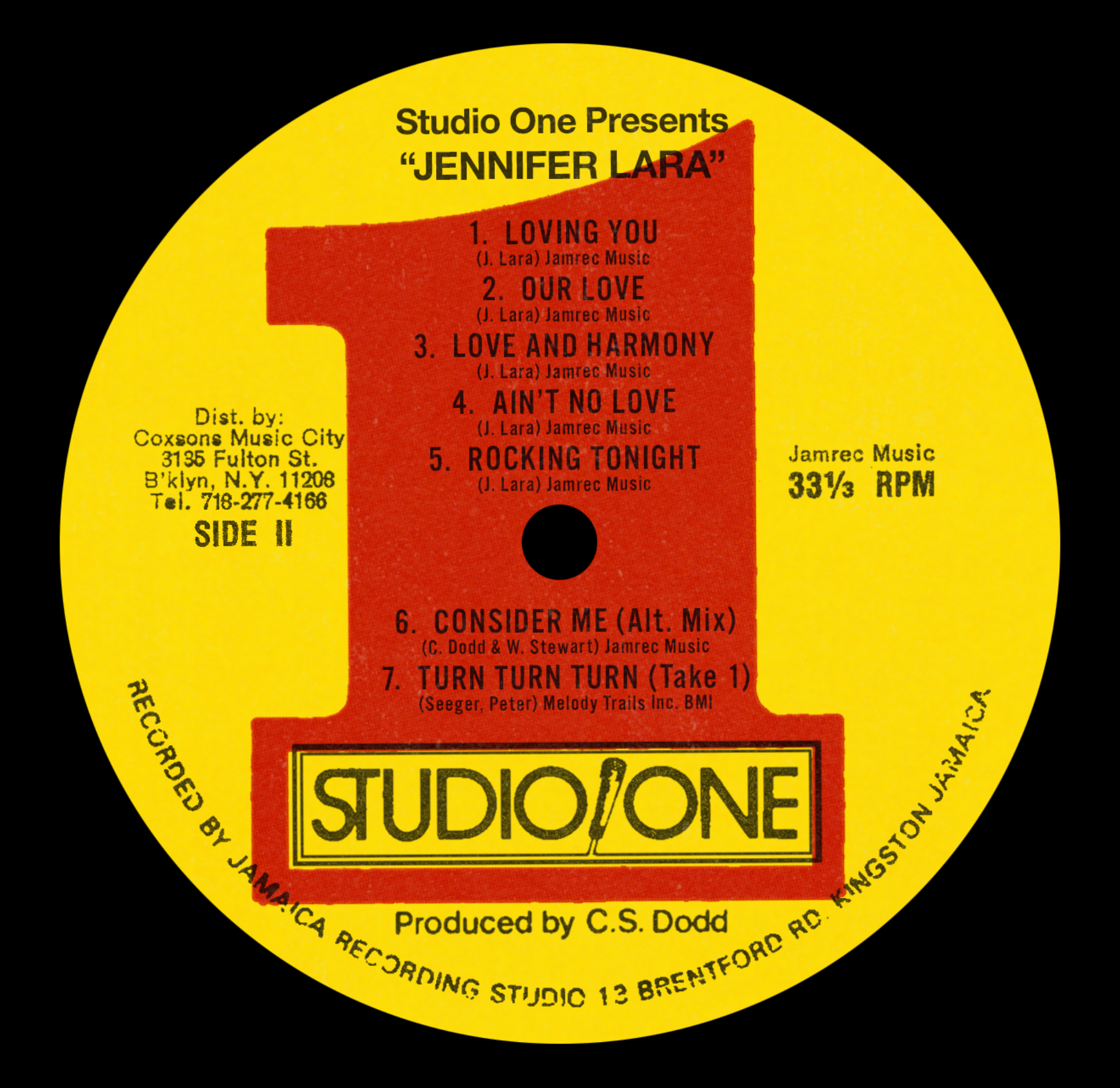 ⁄ Jennifer Lara – I Am In Love A I'm Just Studio Hortense Ellis