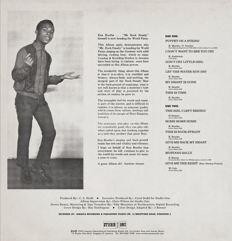Mr. Rocksteady- Ken Boothe
