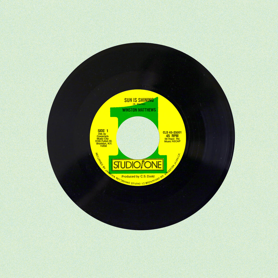 Sun Is Shinning- Winston Matthews / The Pressure Is On- The Purpleites