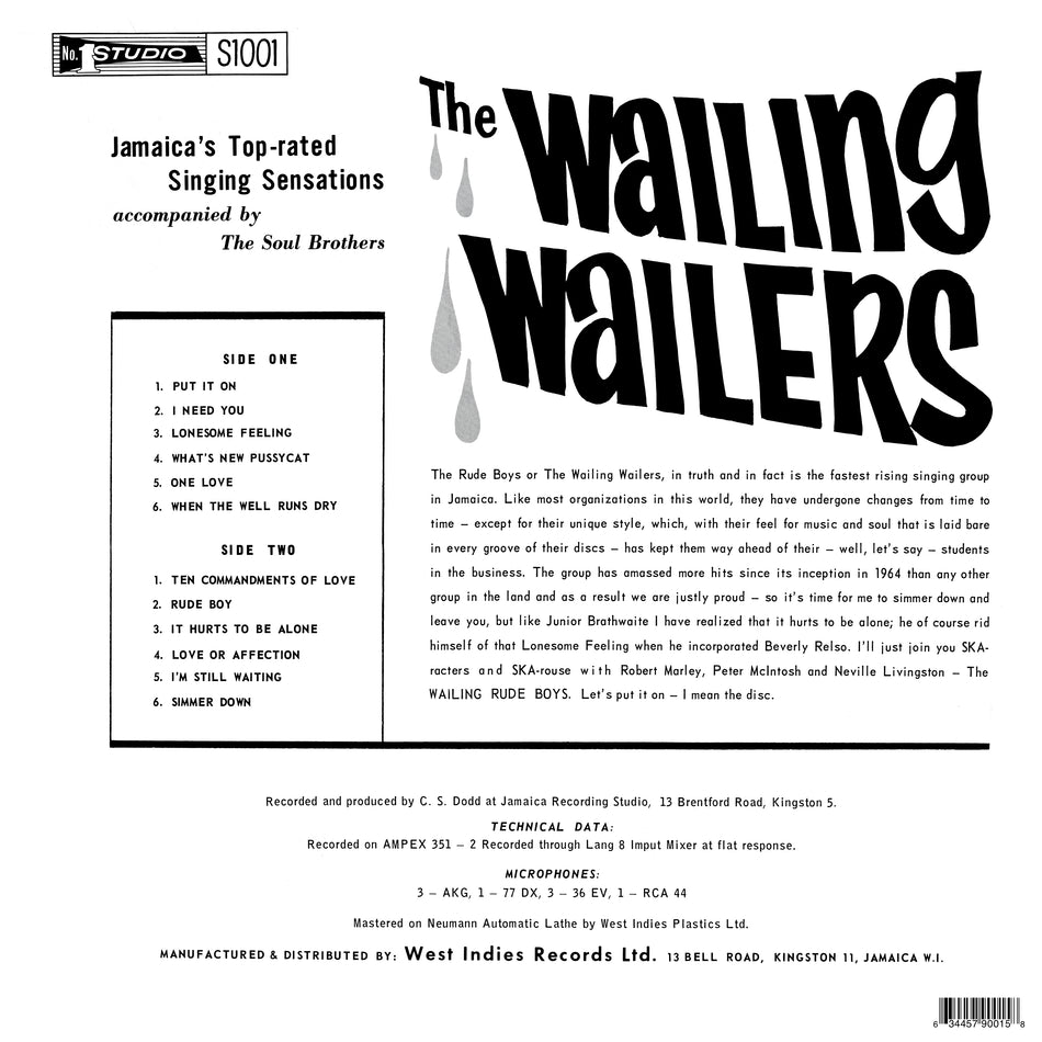 WAILERS "Wailing Wailers"