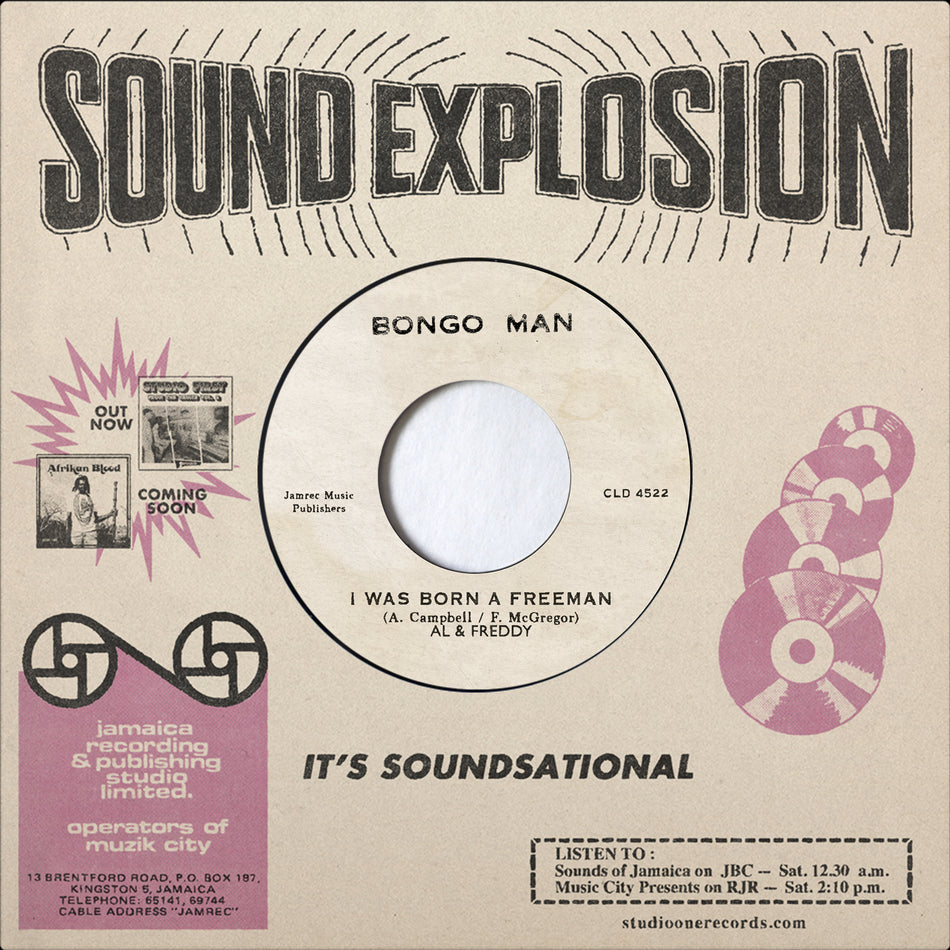FREDDIE McGREGOR I Was Born A Freeman / Version