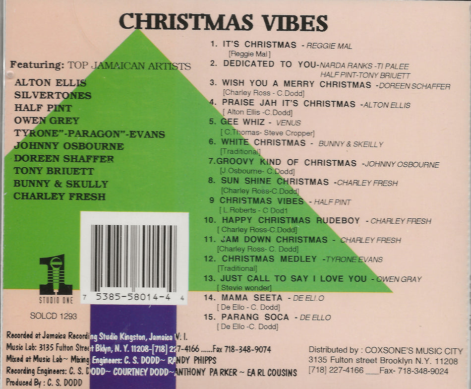 CHRISTMAS VIBES. Various Artists. CD
