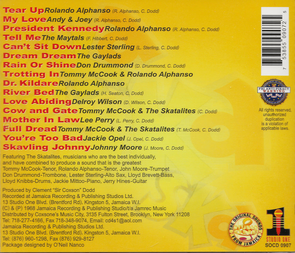 SKA AUTHENTIC Vol. 2 Various Artists CD 16 songs