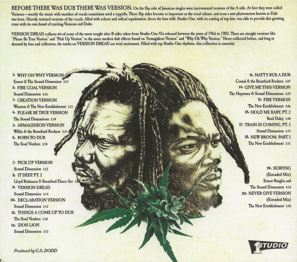 VERSION DREAD. Various Artists CD