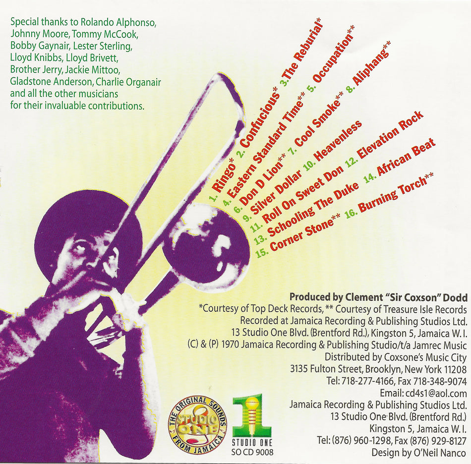 DON DRUMMOND. The Best Of Don Drummond. 17 song collection. CD