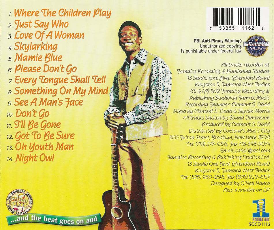 HORACE ANDY Skylarking 14 Song Edition CD