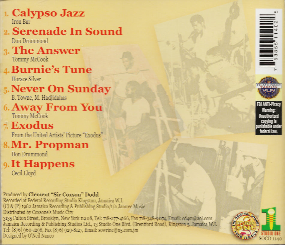 JAZZ JAMAICA. From The Workshop. CD
