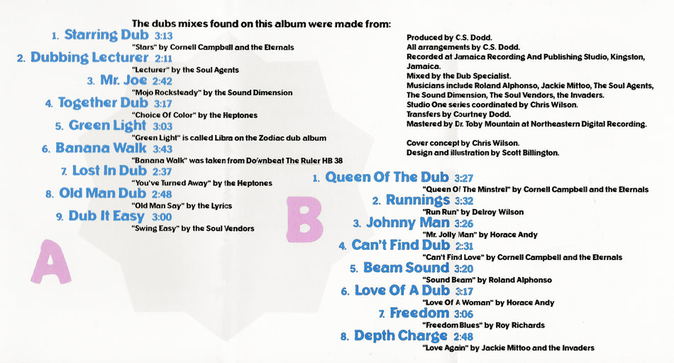 DUB SPECIALIST. 17 Dub Shots From Studio One Various Artists