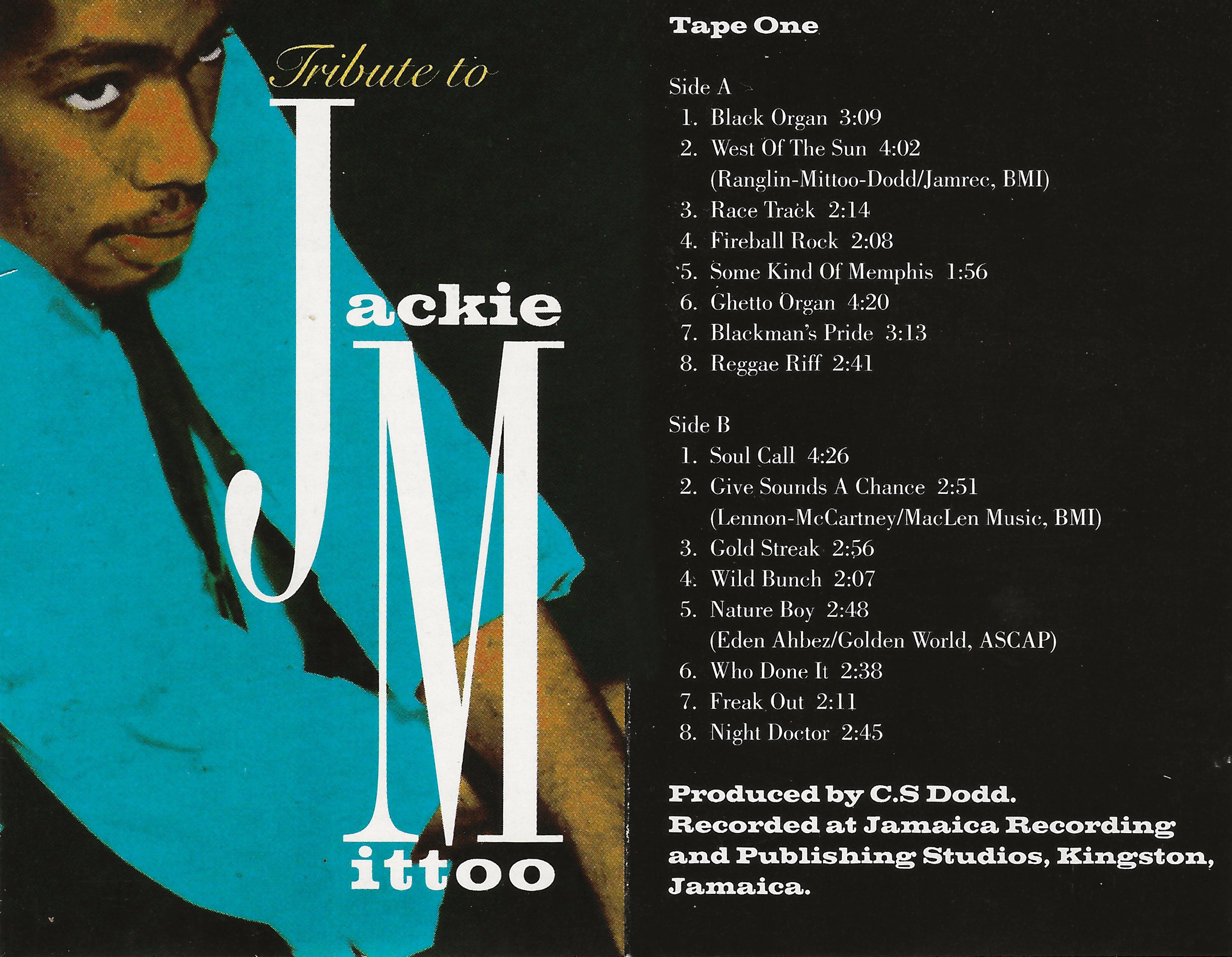 JACKIE MITTOO. Tribute To Jackie Mittoo. 2 Cassette Edition-31